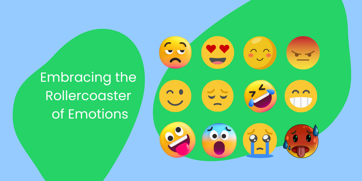A variety of different emoji's expressing different emotions